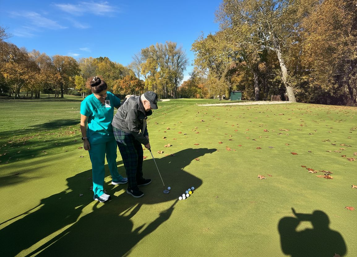 A Bright Moment on the Green